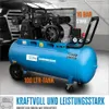 Güde 3-Zylinder Druckluft Kompressor Druckluftkompressor Luftkompressor 551-10-100 100 l Kessel 10 Bar 230 V 2,2 kW mobil Druckminderer Druckschalter Druckluftkupplung Werkstatt 370882 50139 4015671670960 Stabilo-Fachmarkt.de Produktbild-Vorschau
