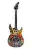 Gitarre Wanduhr,Realistische Gitarre Wanduhr,Simulation Produktbild-Vorschau 1