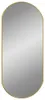 vidaXL Specchio da parete Golden 80x35 cm Ovale Anteprima dell’immagine prodotto 1