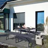 Relaxdays Gartentisch, Holzoptik, eckig, HxBxT: 74 x 118 x Produktbild-Vorschau 6