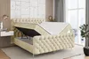 ALTDECOR Boxspringbett mit Silber Füßen, Matratze und Produktbild-Vorschau 3