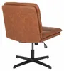 HOME DELUXE Chaise pivotante rétro LUYA – Marron/Cognac | Voir les images du produit 7