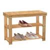 Schuhregal Schuhbank Schuhschrank Schuhablage Holz mit Produktbild-Vorschau 1