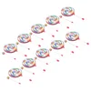 Lollipop Form Trommel,Kinder Tamburin Set,Buntes Tamburin Produktbild-Vorschau 5