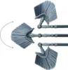 A cleaning brush with a telescopic handle, shown from multiple angles. Podgląd zdjęcia produktu