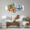 Bild auf Leinwand - Leinwandbild - Tiger in den Bergen Produktbild-Vorschau 6