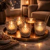 Windlicht 6 Set Teelichthalter Teelichtgläser Windlichter Produktbild-Vorschau 8