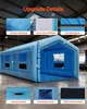 Cabina di verniciatura gonfiabile VEVOR 12x5x4 m, tenda per Anteprima dell’immagine prodotto 6