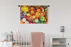 MuchoWow® Wandteppich Wandbehang Apfel - Weintrauben - Obst Produktbild-Vorschau 2