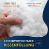 LILENO HOME Nackenrolle 15x40 cm [1er Set] - gestepptes Produktbild-Vorschau 5