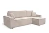 A beige sectional sofa with a chaise lounge is shown against a white background. Produktbild-Vorschau