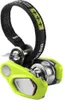 Edelrid Ohmega Bremsassistent mit schwarzem Gurtband und gelb-grüner Metallkonstruktion Podgląd zdjęcia produktu