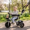 Rower trójkołowy Funfit Kids Twist w kolorze szarym z Podgląd zdjęcia produktu 2