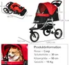 Pawhut PawHut Dog Trolley - Vozík pre psov - červený/čierny Náhľad obrázku produktu 14