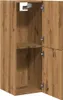 vidaXL Bad-Hängeschrank Artisan-Eiche 30x30x80 cm Produktbild-Vorschau 4