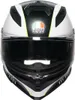 Přilba AGV K7 Super 46, bílá/černá/žlutá, M (57/58) Náhled obrázku produktu 2
