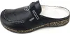 A single black clog shoe is shown from a side-diagonal angle against a white background. Anteprima dell’immagine prodotto