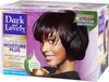 A box of Dark & Lovely Superior Moisture Plus hair relaxer kit, featuring a model with dark hair. Náhľad obrázku produktu