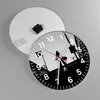 Wanduhr - Rund - Glasuhr - Schatten Fotografie Treppen - Produktbild-Vorschau 2