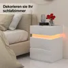 Table de nuit avec éclairage LED hauteur 55 cm avec 3 Voir les images du produit 5
