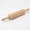 Holz Teigroller Drehbar 46 cm Ø 6,5 cm Küchenroller Produktbild-Vorschau 3