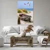 Bild auf Leinwand - Leinwandbild - Einteilig - Strand Möwen Produktbild-Vorschau 6