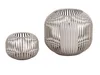 Windlicht Wili Stäbe in Kugelform H. 18cm grau aus Metall Produktbild-Vorschau 3