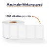 Zebra-kompatible Etiketten - 57 mm x 32 mm - 1500 Etiketten Produktbild-Vorschau 4