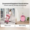 Poussette pliable dossier réglable 0-6 ans avec habillage Voir les images du produit 3