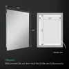 EMKE Specchio da bagno con illuminazione a LED Specchio da Anteprima dell’immagine prodotto 8