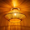 Deckenleuchte aus Naturjute, Ø 430 x 220 mm, handgefertigte Produktbild-Vorschau 7
