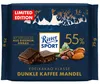 Ritter Sport Edelkakao Klasse 55% Dunkle Kaffee Mandel 75g Produktbild-Vorschau 1