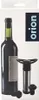 The image shows the packaging of a wine vacuum pump set, featuring a bottle of wine and the pump with two stoppers. Náhled obrázku produktu