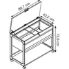 DURABLE Carrello per cartelle sospese SYSTEM 100 MULTI TOP, Anteprima dell’immagine prodotto 17