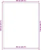 vidaXL Wycieraczka czarna 90x120 cm Podgląd zdjęcia produktu 6