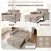 Divano letto 3 in 1 Merax, divano a 2 posti in ciniglia, Anteprima dell’immagine prodotto 10