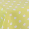 Fleckenresistente Tischtücher Gedruckt Polka Dots Gelb Produktbild-Vorschau 2