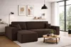 A living room scene with a sectional sofa, coffee table, and artwork. Produktbild-Vorschau