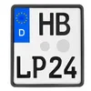 Motorrad Kennzeichenhalter 180x200 Produktbild-Vorschau 3