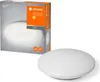 A product shot of a LED ceiling light and its packaging. Produktbild-Vorschau
