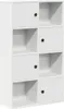 vidaXL Knihovna bílá 60x24x101,5 cm Materiál na bázi dřeva Náhled obrázku produktu 1