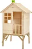 TP Toys Stelzenhaus SUNNYSIDE Braun 131x118x146 cm mit 60 Produktbild-Vorschau 3