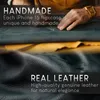 NALIA Étui en cuir véritable pour iPhone 15 Étui en cuir de Voir les images du produit 2