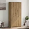 vidaXL Šatníková skriňa Artisan dub 80x52x180 cm materiál Náhľad obrázku produktu 2