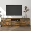 vidaXL TV-Schrank Räuchereiche 140x35x40 cm Holzwerkstoff Produktbild-Vorschau 2
