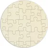 Personalisierbares, rundes Blanko-Holzpuzzle – 21 Teile,  Ø Produktbild-Vorschau 1