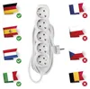 Steckdosenleiste 5 m / 5 Steckdosen / weiß / PVC / 1,5 mm2 Podgląd zdjęcia produktu