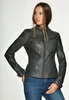 Mustang Lederjacke Ryana Damen dark grey S Produktbild-Vorschau 1