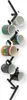 DanDiBo Porte-tasses mural Métal Barre à crochets avec 10 Voir les images du produit 12