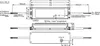 Technical drawing of an LED driver with dimensions and connection details. Produktbild-Vorschau